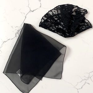 Get 2 vintage pocket squares / scarfs